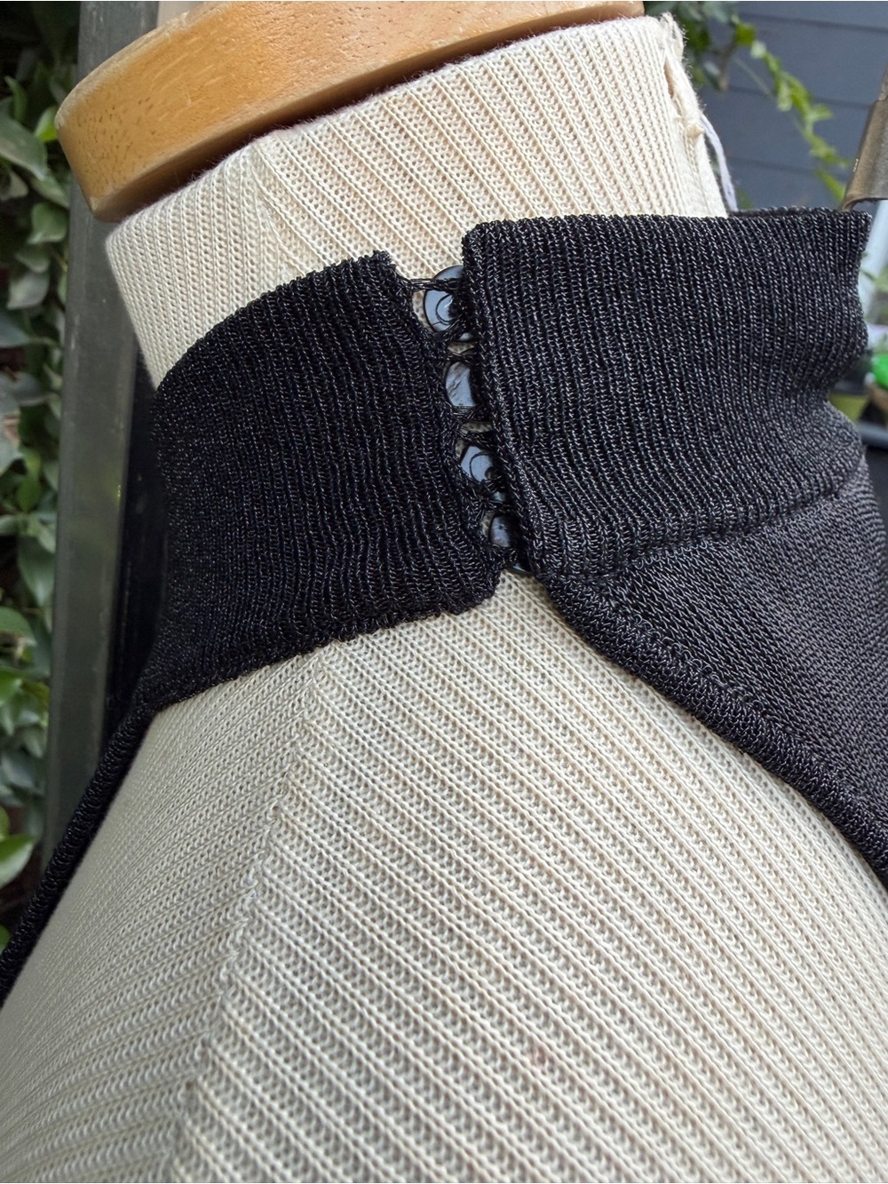 YSL Saint Laurent Black Sleeveless Top - Picture 6 of 6